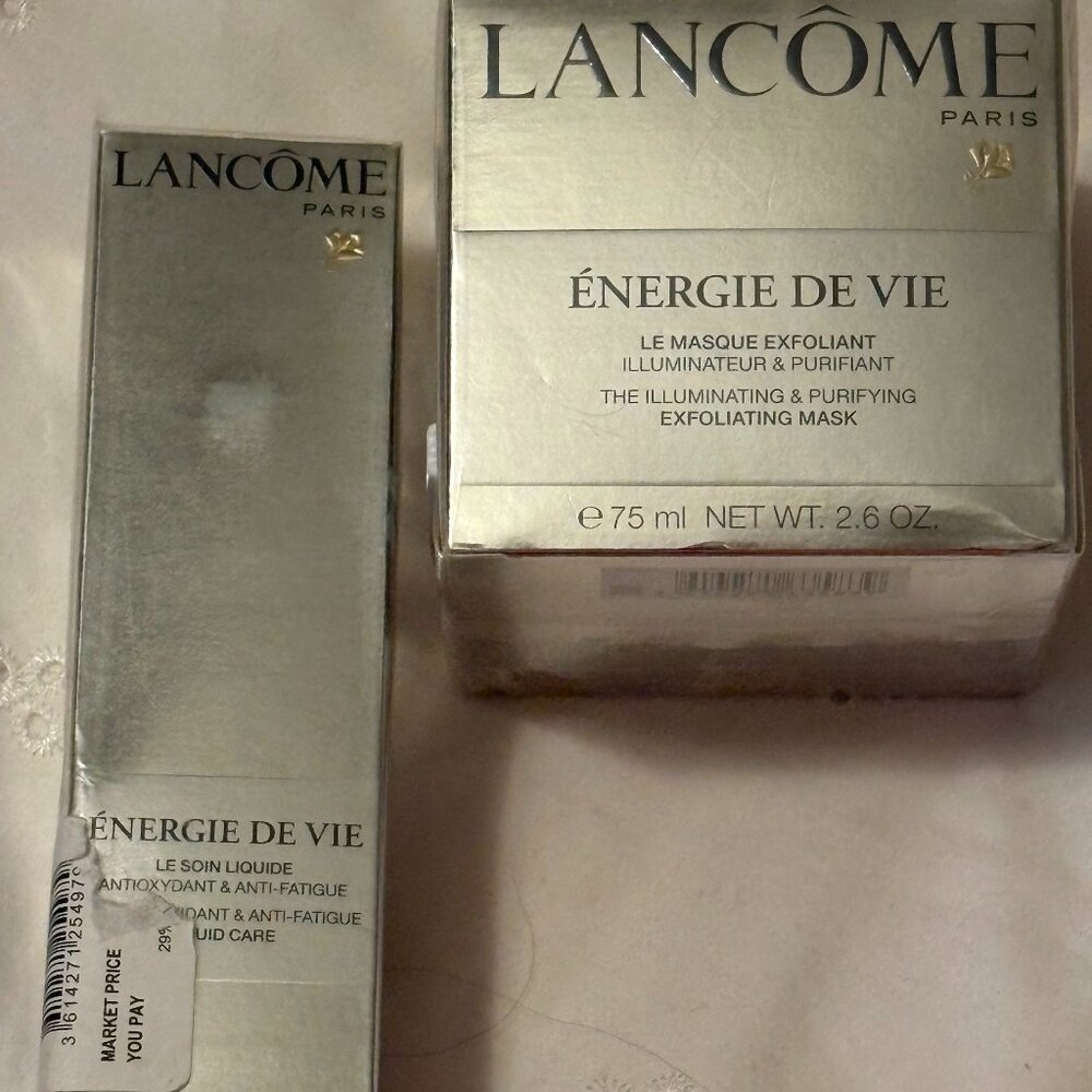 Lancome Energie De Vie Illuminating Purifying Exfoliating Mask & Antioxydant